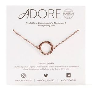 Adore Swarovski Organic Circle Bracelet - NWT